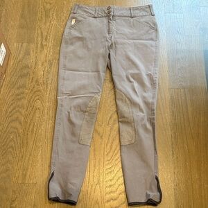 TAILORED SPORTSMAN Gray medium rise breeches -28